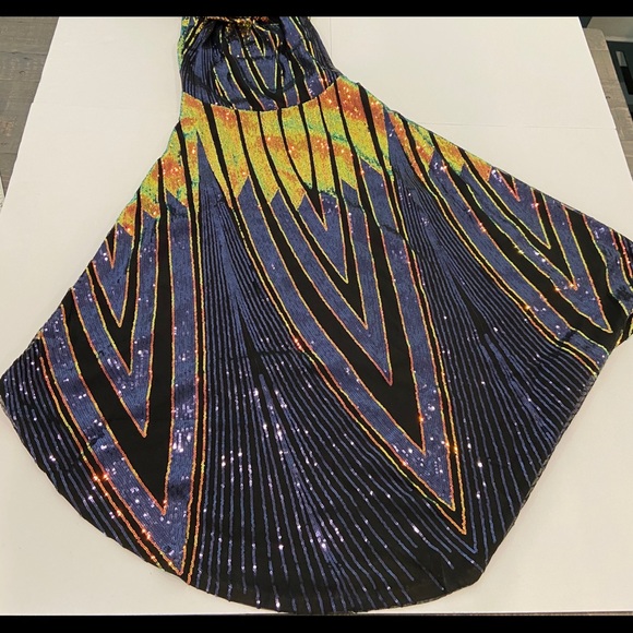 Sequin Evening Gown. Pageant. red carpet. Events - Picture 6 of 14